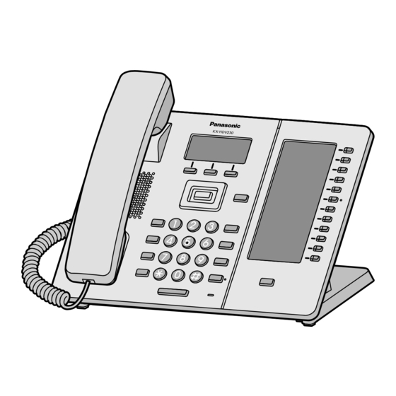 Panasonic KX-HDV230X Operating Instructions Manual