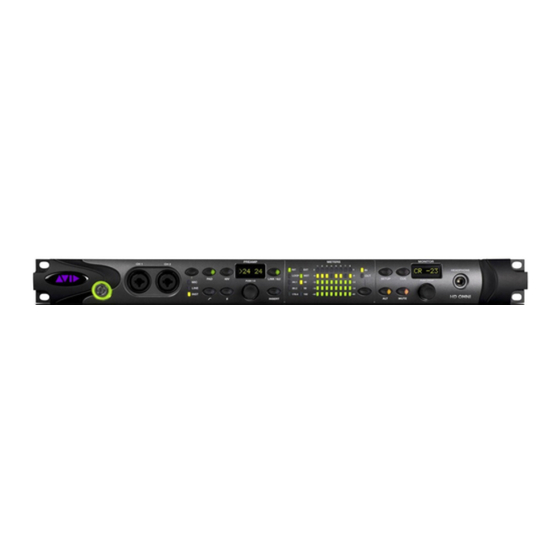 Avid Technology HD OMNI Manual