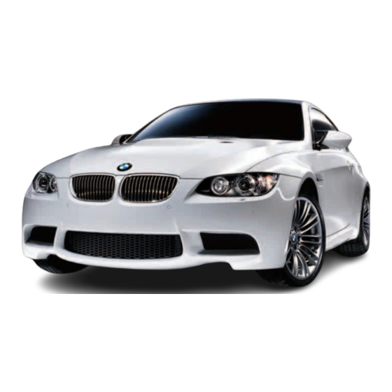 BMW 2009 M3 Owner's Manual