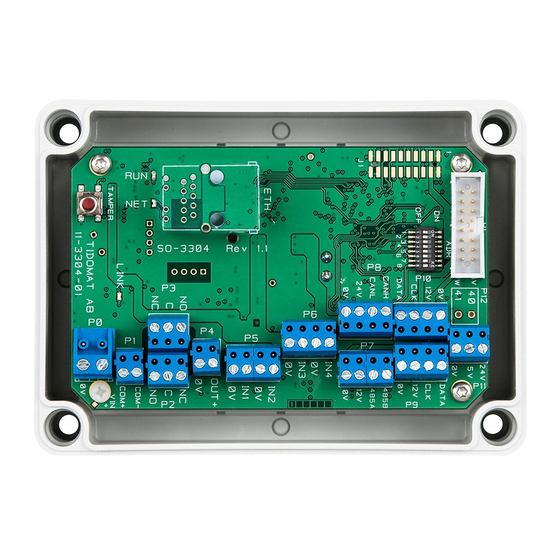 Tidomat SO-3304 IP Access Controllers Manuals