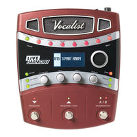 Vocalist Live Harmony Owner's Manual