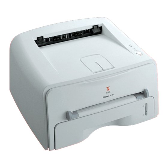 Xerox Phaser 3115 Quick Reference Manual