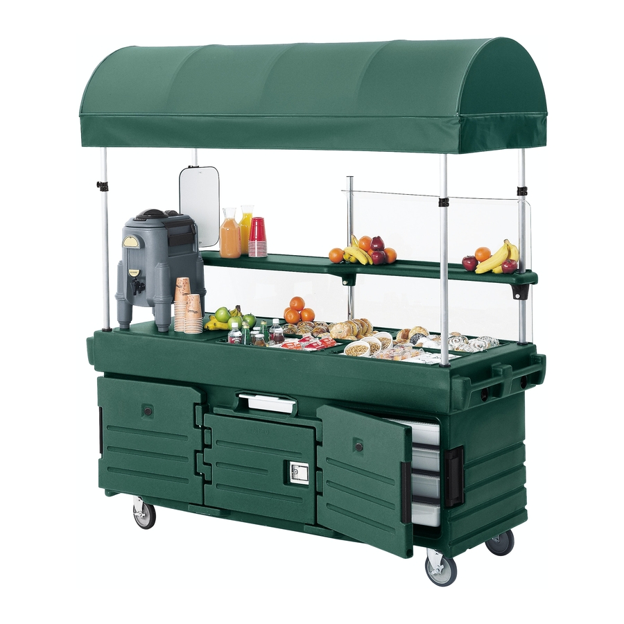 Cambro CamKiosk KVC854 Owner's Manual