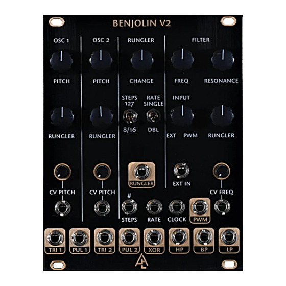 After Later Audio BENJOLIN V2 Manual