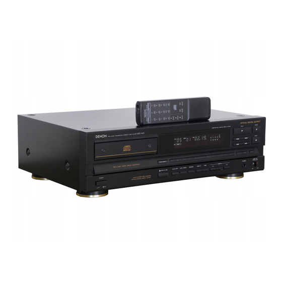 Denon DCD-1420 Service Manual