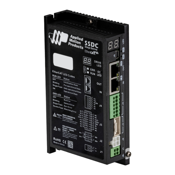 Moons' Applied Motion Products SSDC-ECX-H Hardware Manual