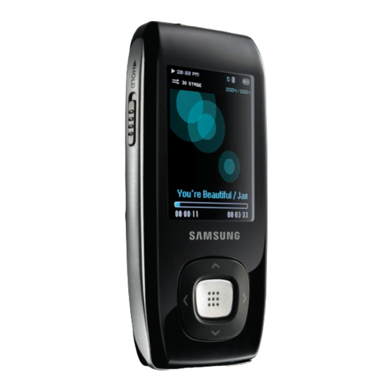 Samsung YP-T9BQB User Manual