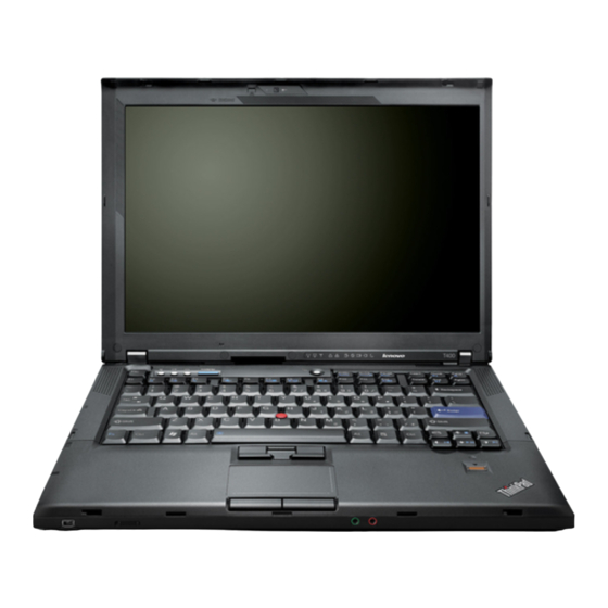 Lenovo ThinkPad T400 Setup Poster