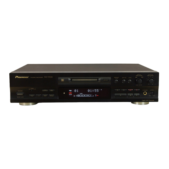 Pioneer MJ-D508 Operating Instructions Manual