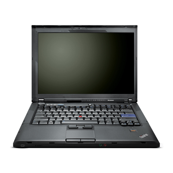 Lenovo ThinkPad T400 Service And Troubleshooting Manual