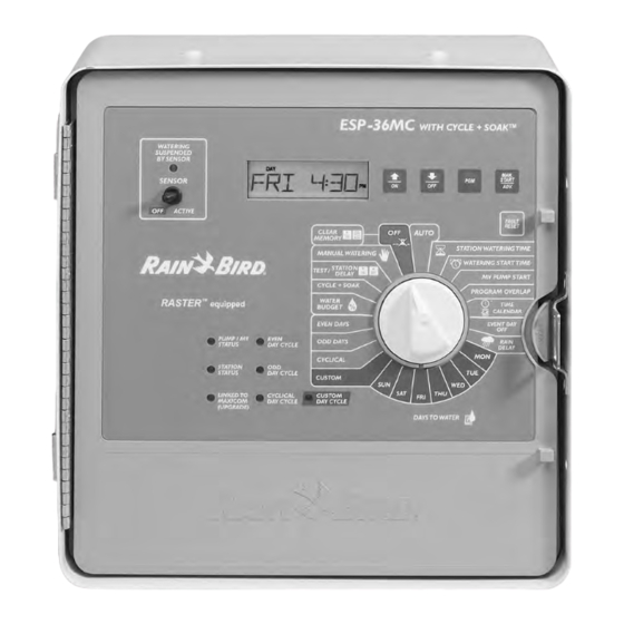 RAIN BIRD ESPMC INSTALLATION AND OPERATING INSTRUCTIONS MANUAL Pdf