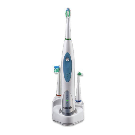 Waterpik Sensonic  Professional Toothbrush Instructions Manual