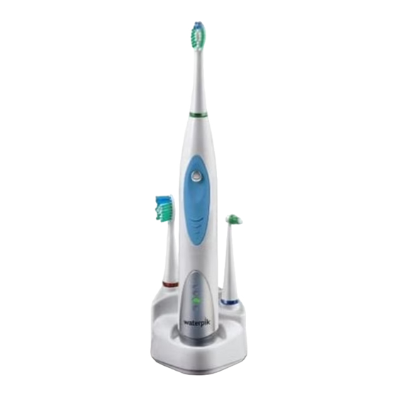 Waterpik Sensonic Professional Toothbrush Instructions Manual