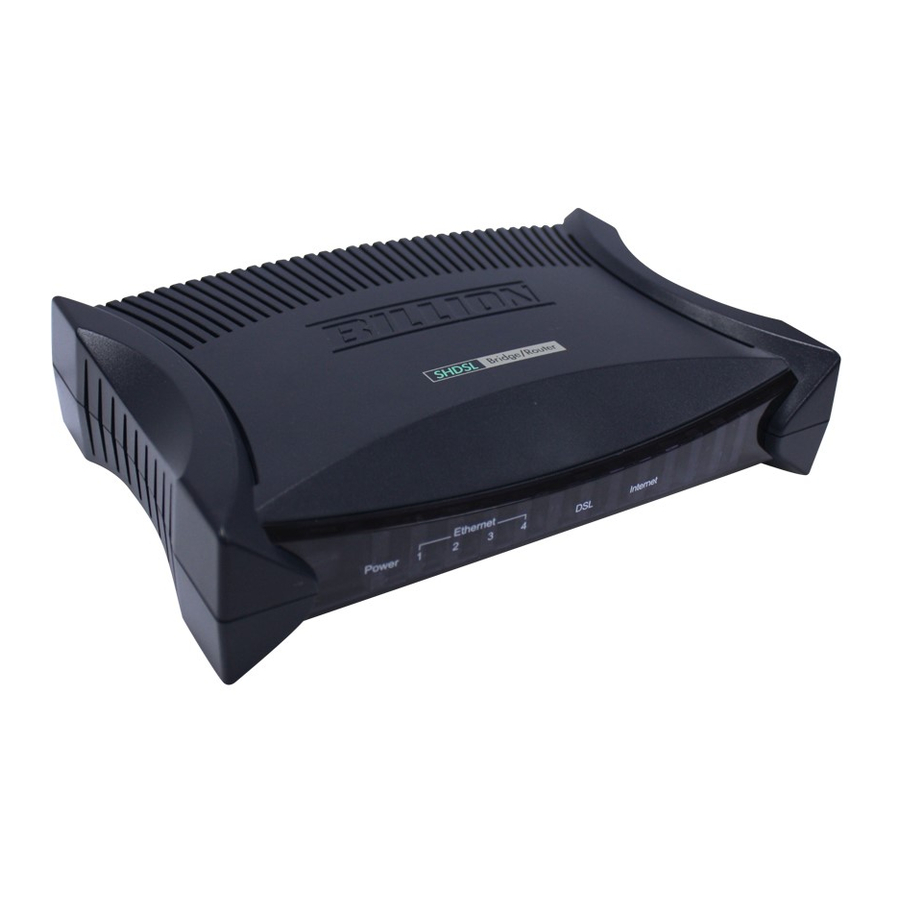 Billion 8501 Quick Start Manual