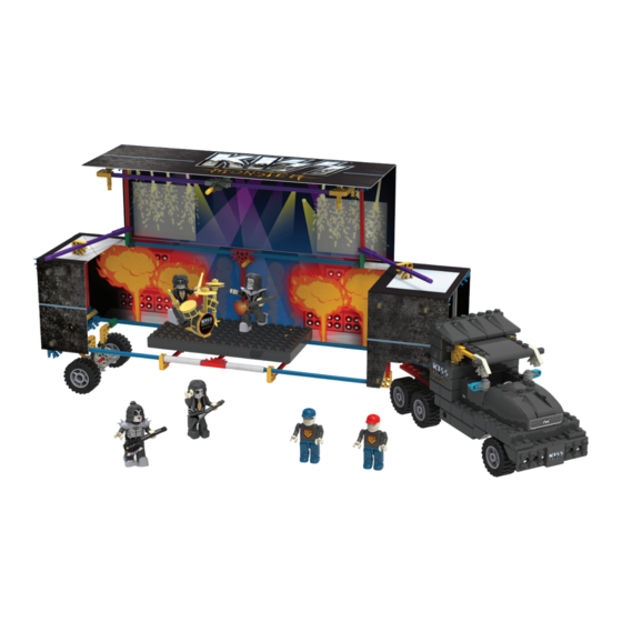 K'Nex KISS MONSTER ROCK STAGE BIG RIG Manuals