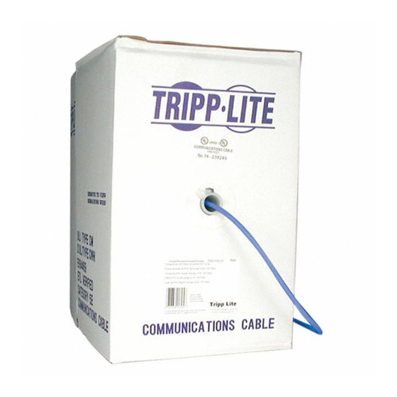Tripp Lite N222-01K-BL Specification Sheet