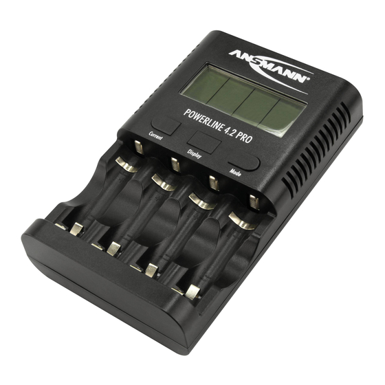 ANSMANN POWERLINE 4.2 PRO Manual