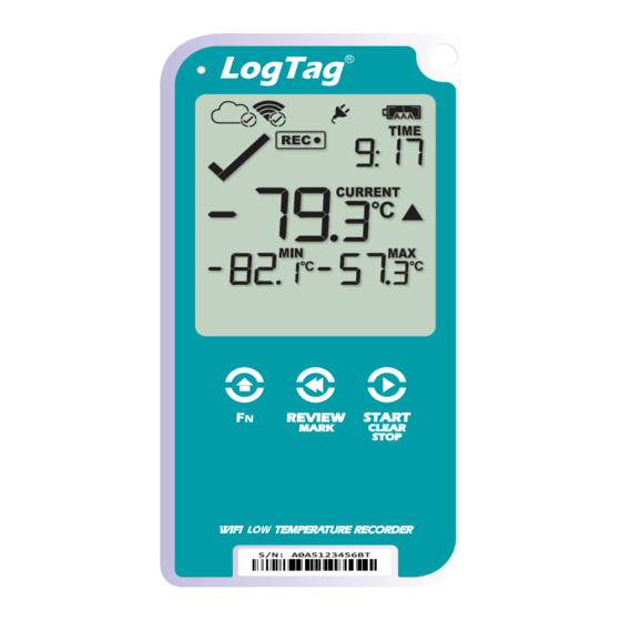 LogTag UTREL30-WIFI Quick Start Manual