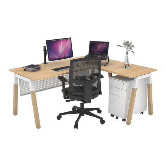 Jason.L Quadro A L-Shaped Desk Assembly Instructions Manual