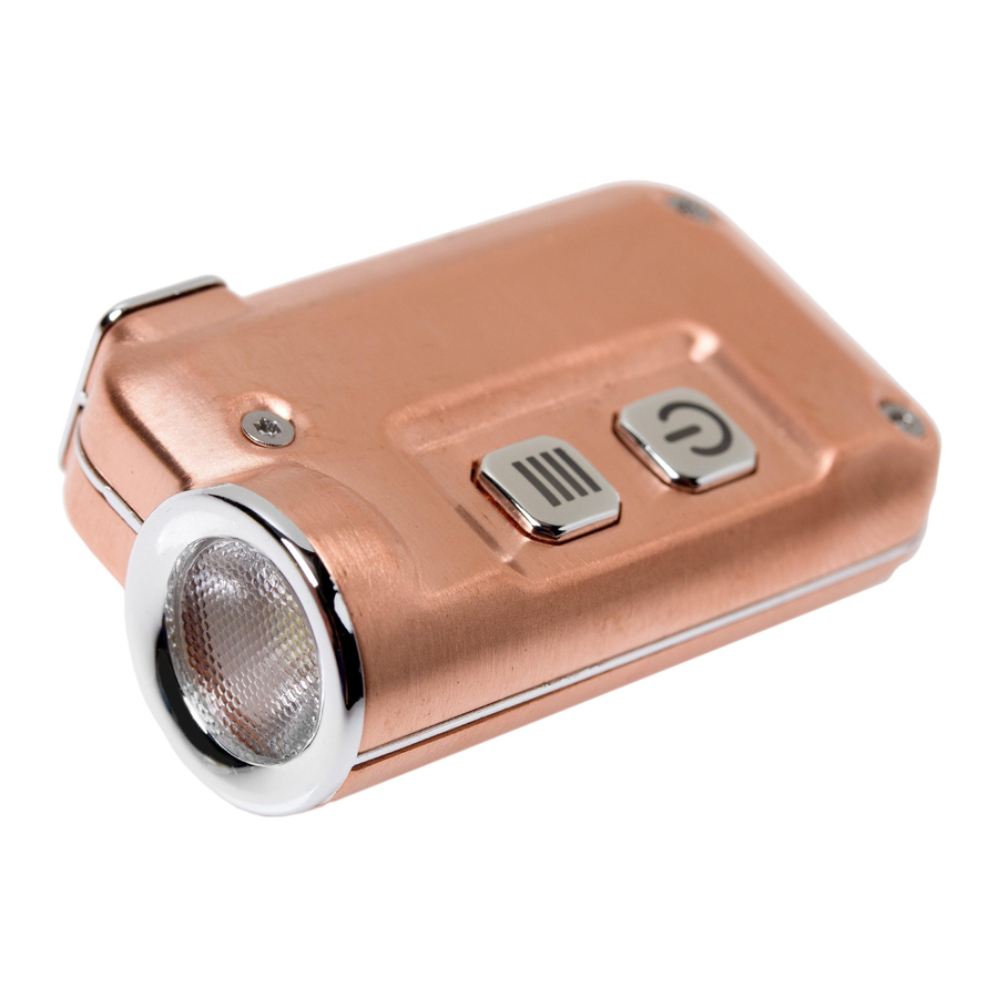 Nitecore TINI - 380 Lumens Flashlight Manual