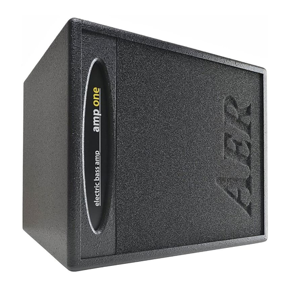 AER Amp One Manual