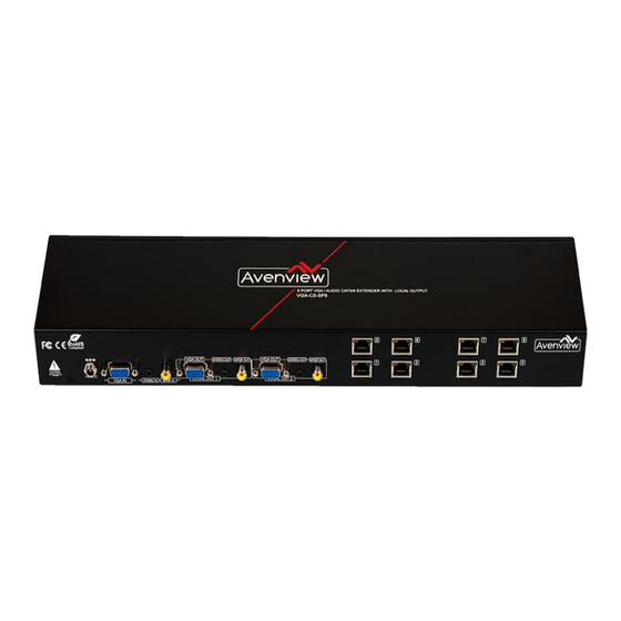 Avenview VGA-C5-SP-8 Manuals