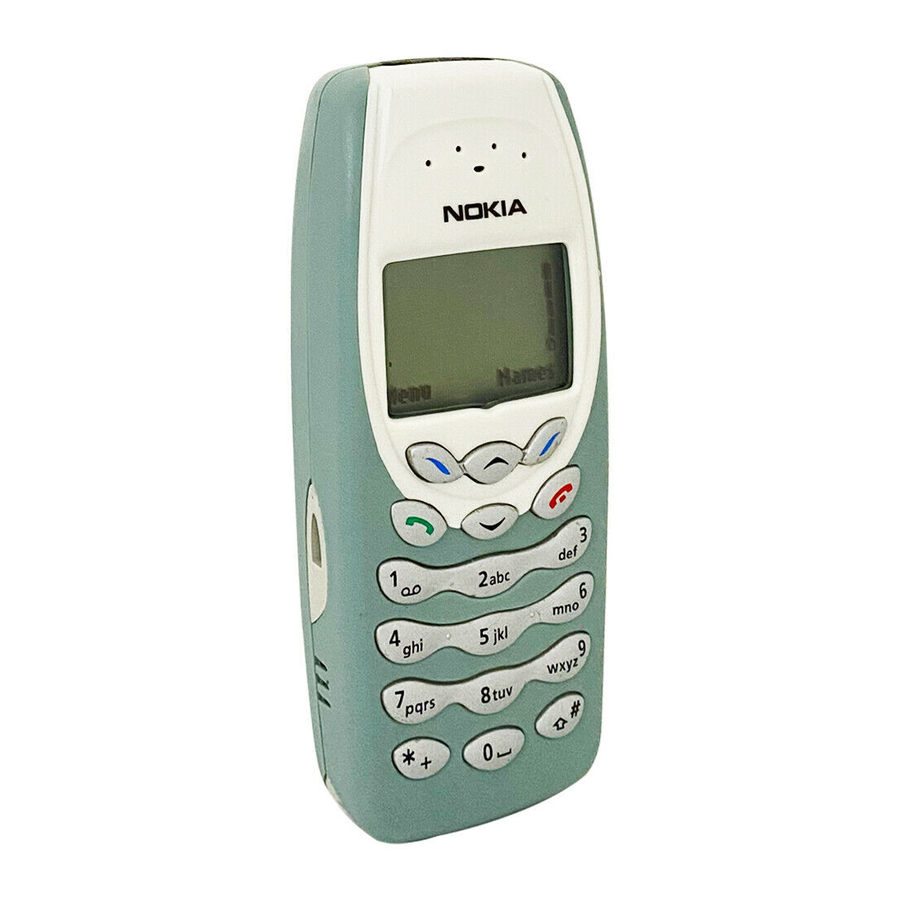 Nokia 3410 Manuals
