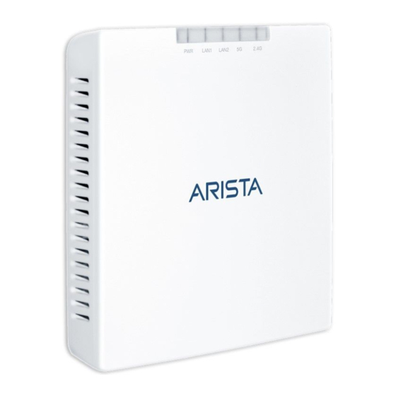 Arista C-100 Quick Start Manual