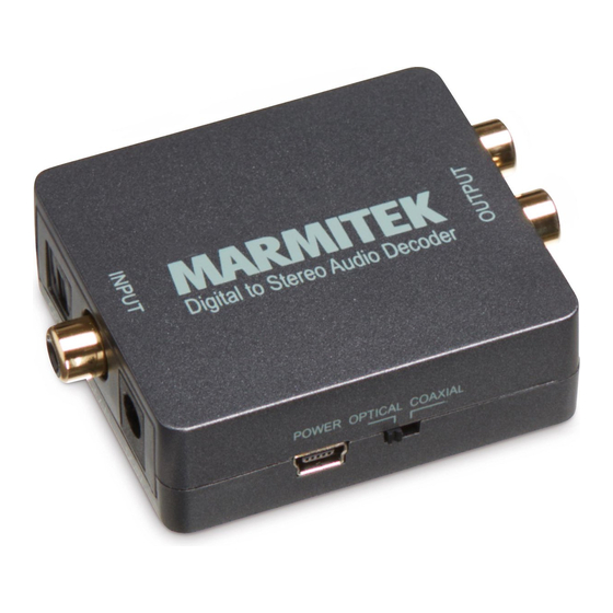 Marmitek CONNECT DA51 Manual