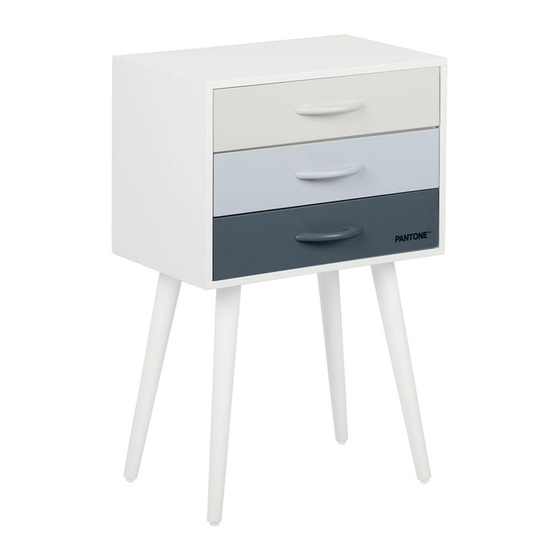 User Manuals: Pantone Accent Table Silver Tables