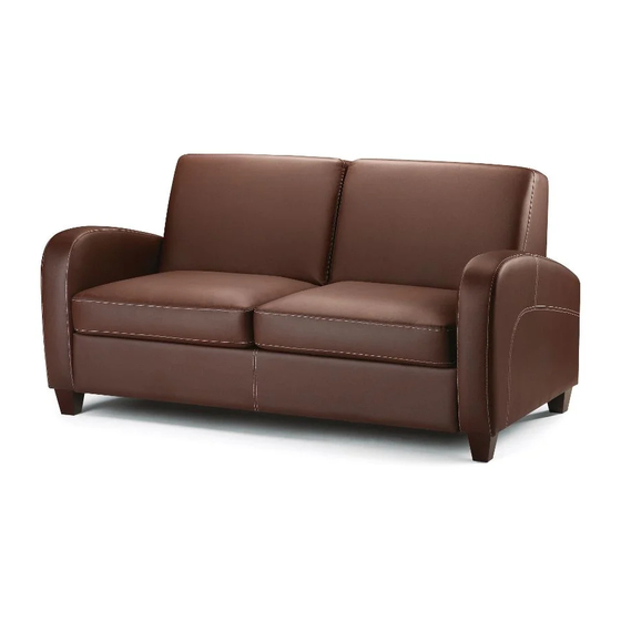 User Manuals: Happybeds Vivo Sofa Bed Fabric