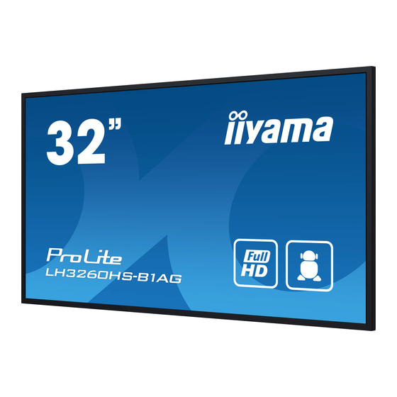 Iiyama ProLite LH3260HS User Manual