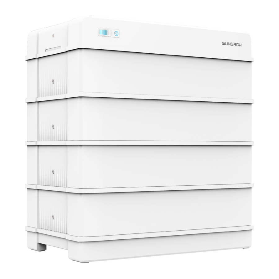 Sungrow SBR096, SBR128, SBR160, SBR192, SBR224 Manual