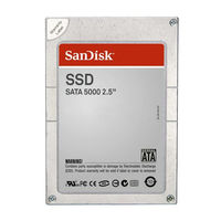 SanDisk SDS5C-016G-000000 - SSD 16 GB Hard Drive Product Manual