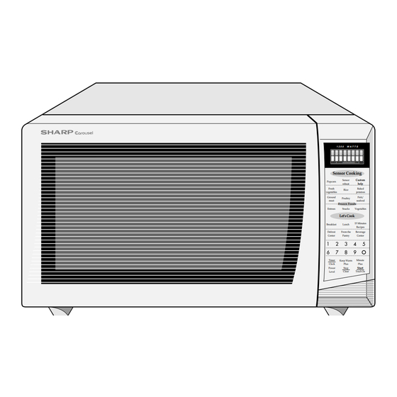 User Manuals: Sharp CAROUSEL R-530EK Microwave Oven