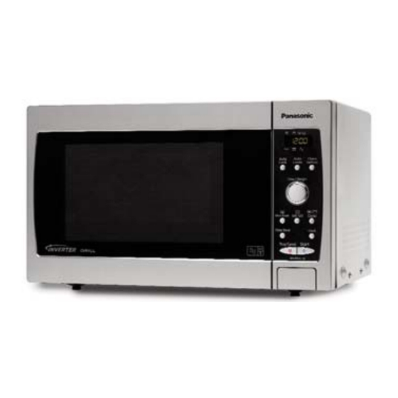 Panasonic NN-GD379S Operating Instruction And Cook Book