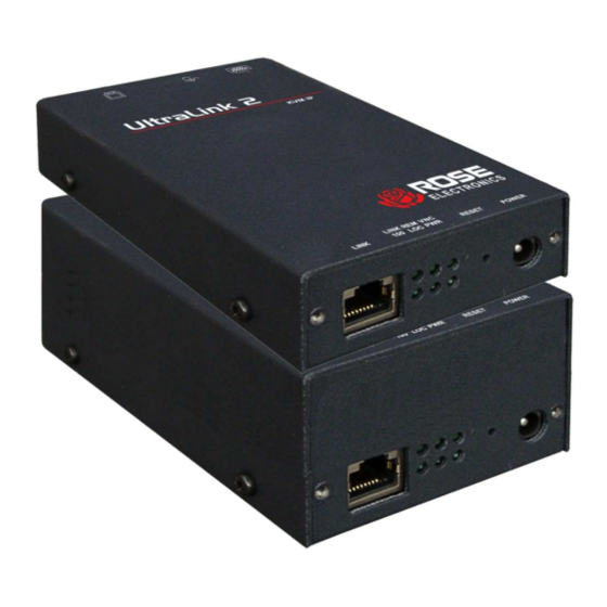 Rose electronics UltraLink 2 Installation And Operation Manual
