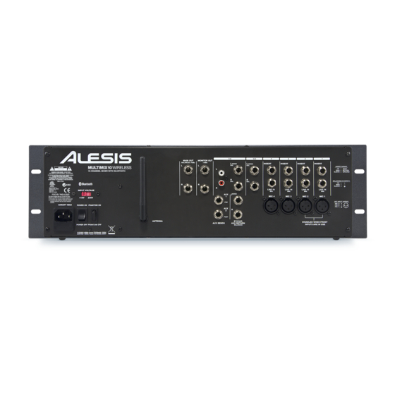 Alesis MultiMix 10 Wireless Manuals