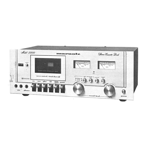 Marantz 5000 Owner's Manual