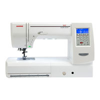Janome Memory Craft 8200QC Instruction Book