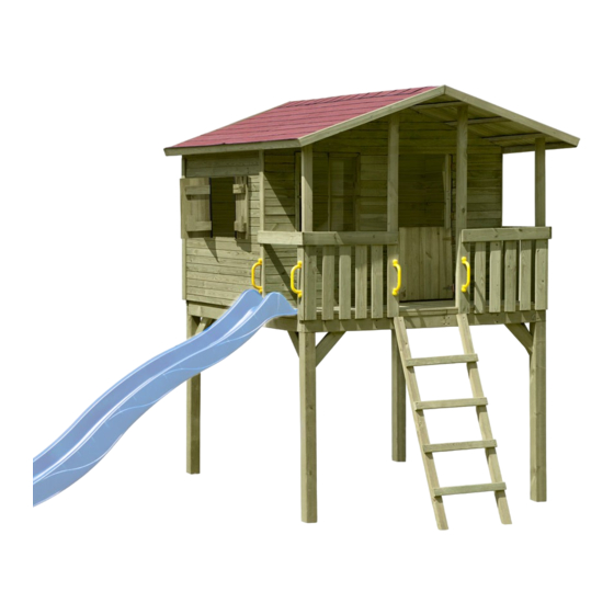 gartenpirat Stelzenhaus Tom GP1602 Assembly Instruction Manual