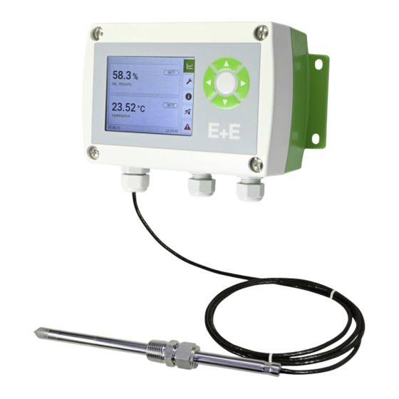 E+E Elektronik HTS801 User Manual