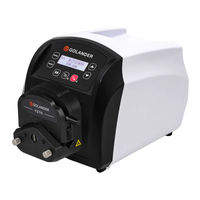 Golander pump BT301S Operating Manual