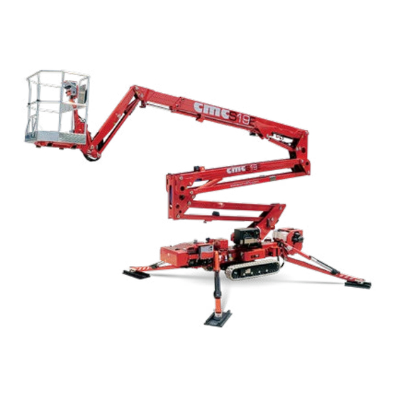 CMC S19E Use And Maintenance Manual