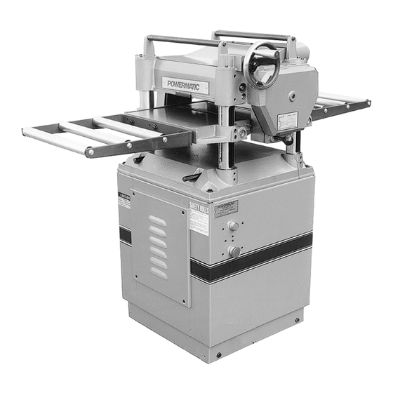 Powermatic 15 Instruction Manual & Parts List