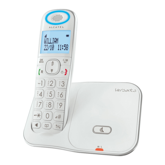 Alcatel Versatis XL 350 Duo User Manual
