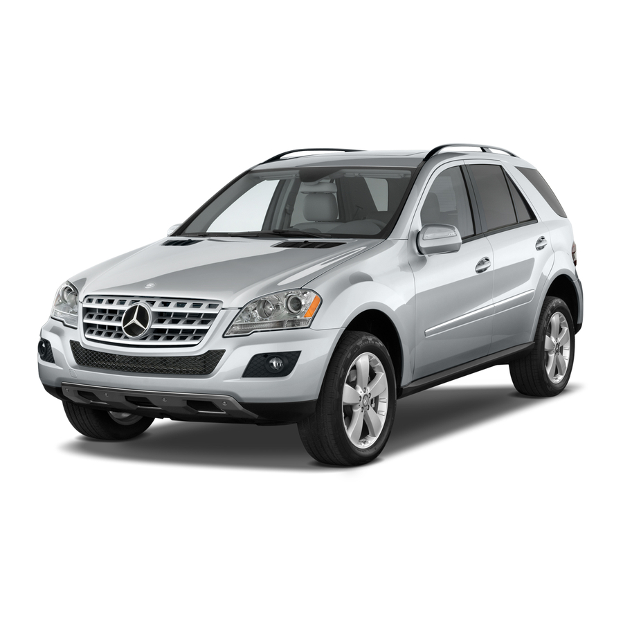 Mercedes-Benz 2010 ML350 Operator's Manual