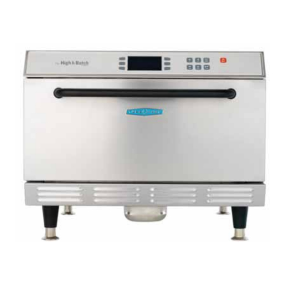Moffat Turbochef Speed Cook Oven Specification Sheet