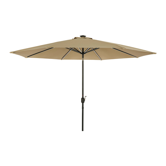 Island Umbrella NU6854 Assembly Instructions Manual