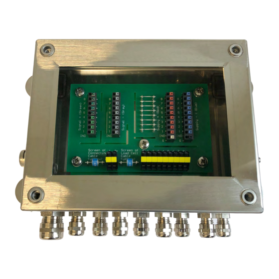 Minebea Intec Weighbridge PR 6021/68S Installation Manual